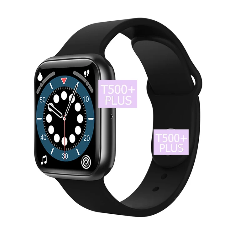 

1.75 Inch Full Screen T500+ Plus Smart Watch Series 6 5 Plus Reloj With Siri Games Custom Wallpaper BT Call IWO 13 Smartwatch