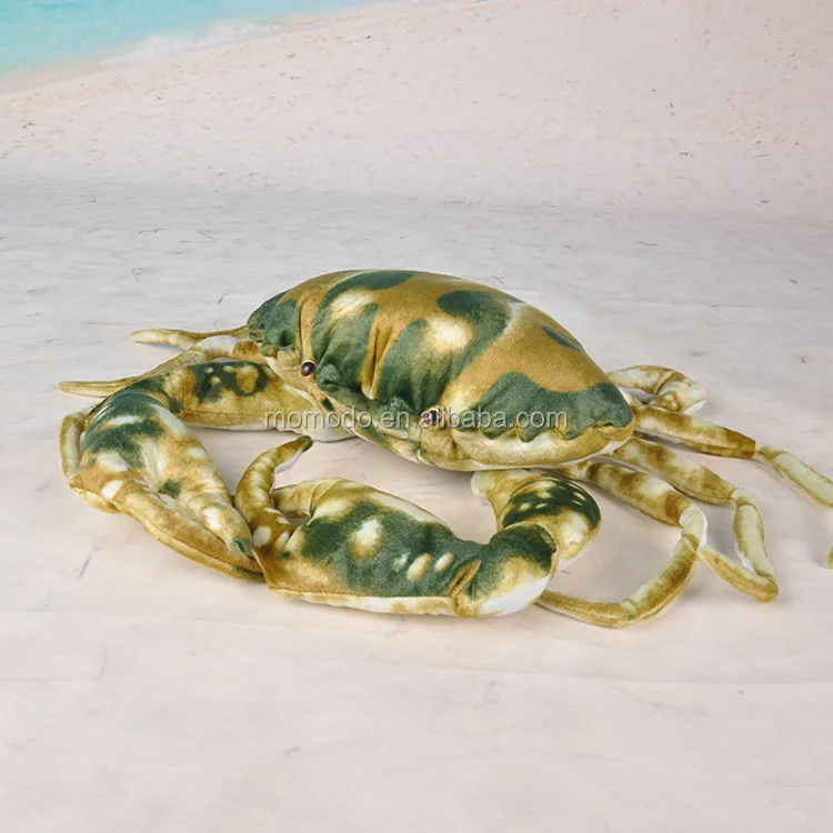 Red Plush Crab Stuffed Animal Toy For Beach Realistic Plush Crabs Toys