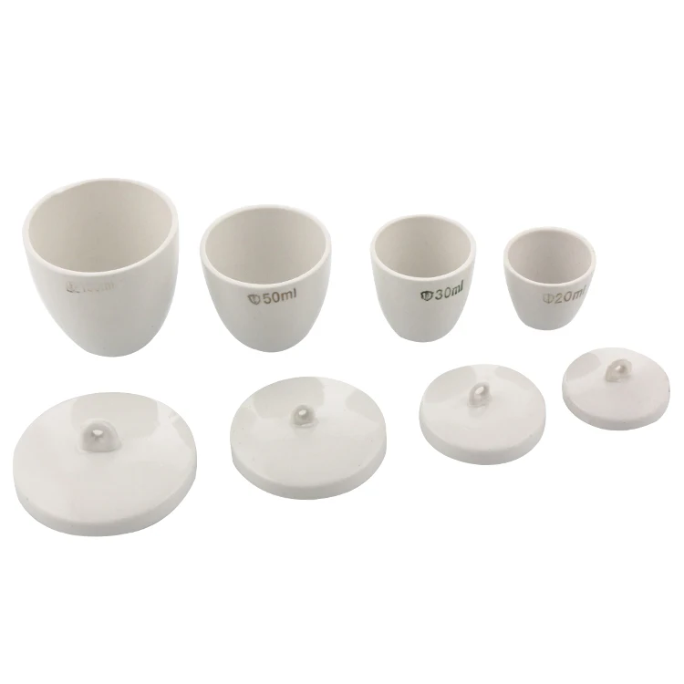 
High temperature alumina combustion ceramic crucible 