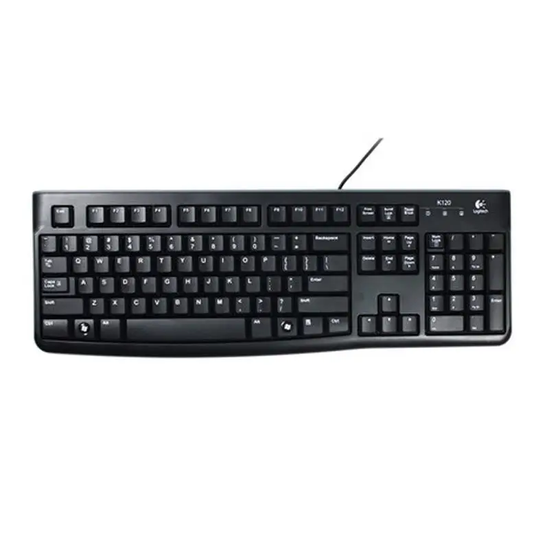 

Stock Original Logitech K120 Plus Craft Keyboard For PC TV, Black