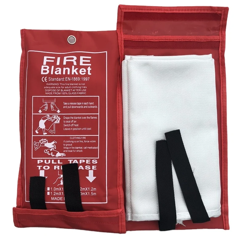 
Wholesale fire blanket emergency survival fiberglass fire blanket  (60855353653)