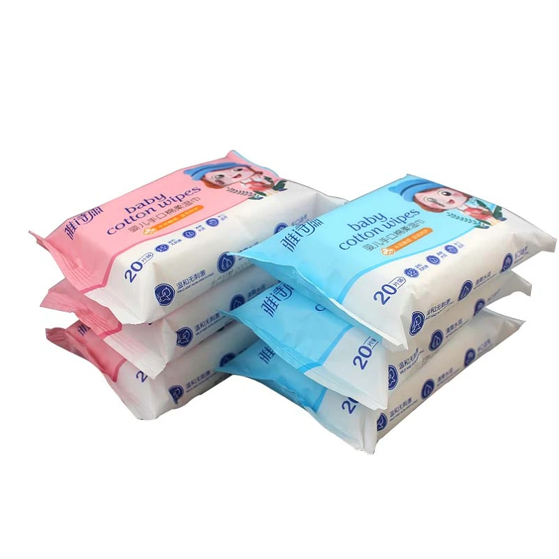 

yashiyu customized brand disposable 20 pcs baby wet wipes