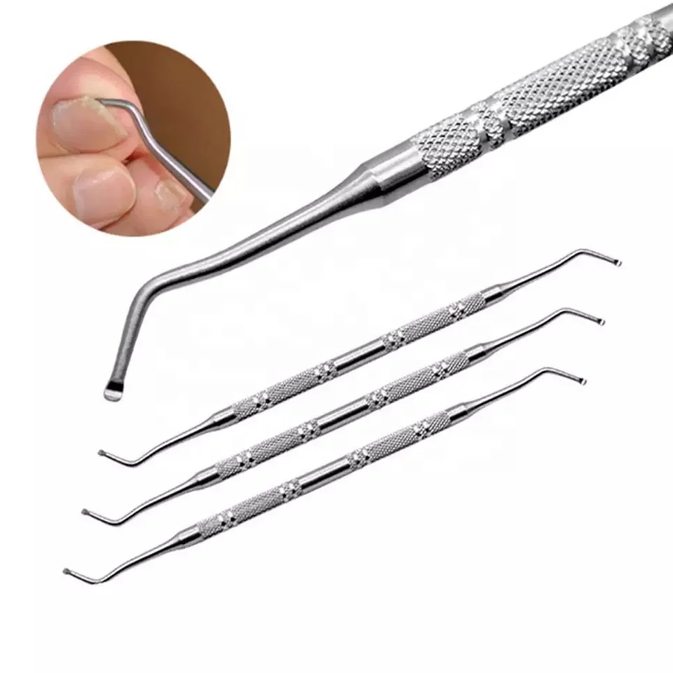 

Professional Ingrown Toe Nail Correction Lifter File Clean Installation Tool Pedicure Foot Nail Care Hook Toenails, Picture