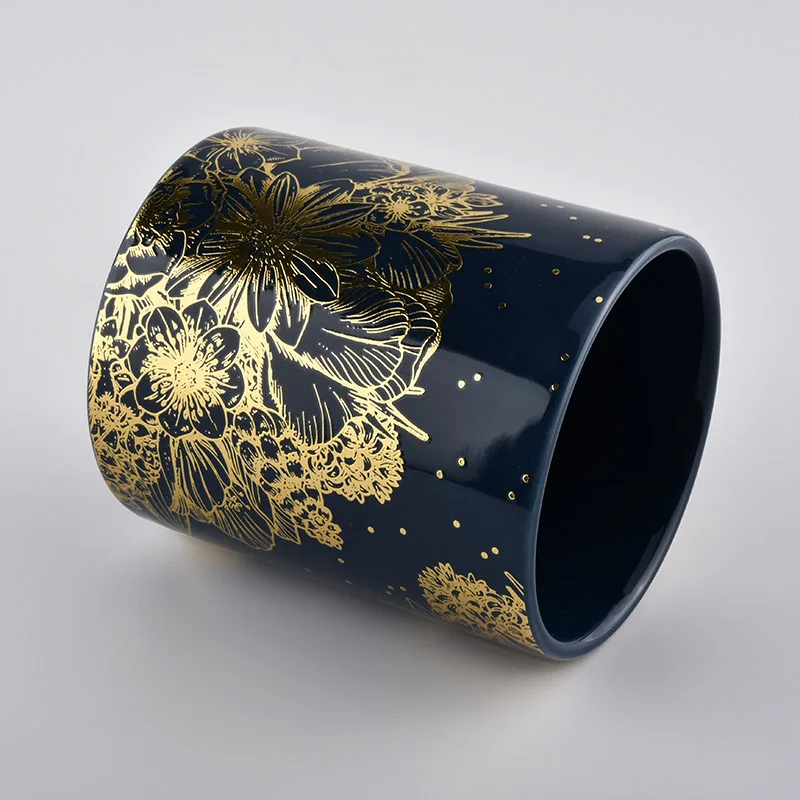 customized ceramic candle jars for home decoration