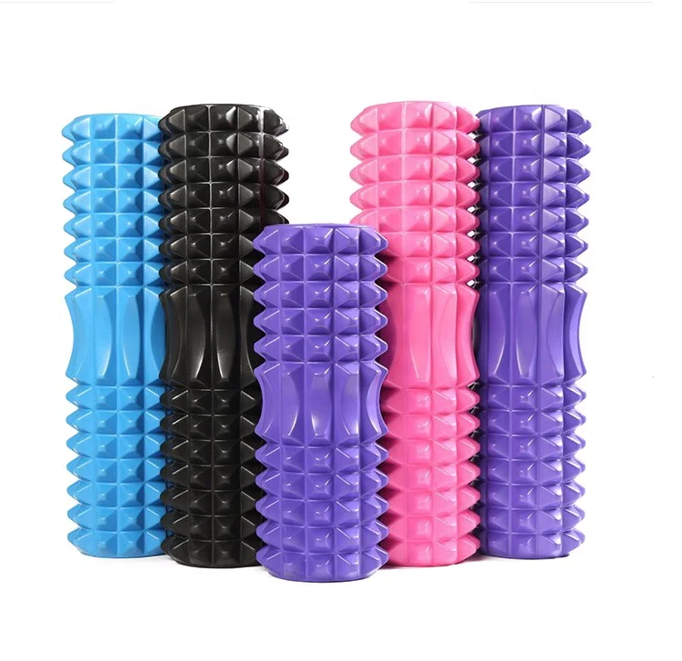 

45CM/33CM High Density Exercise Massage Hollow EVA Yoga Foam Rollers deep grid