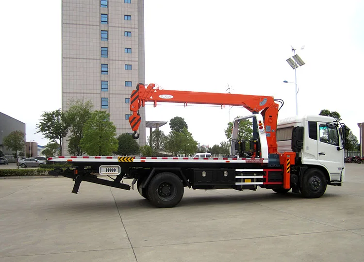 Dongfeng Rollback Tow Trucks Mounted Crane Wrecker Flatbed Wheel Lift Car Carrier For Sale Buy