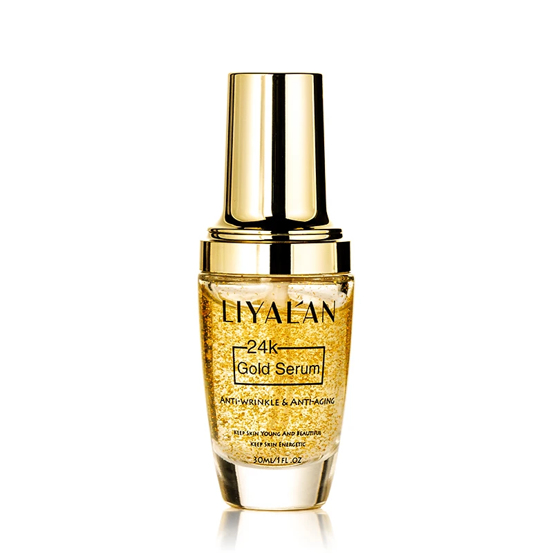 

Wholesale OEM Cosmetics Best Skin Care Natural Orgnic Moisturizer 24k gold serum