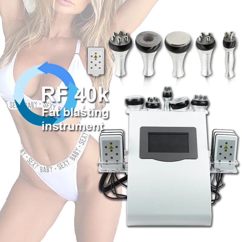 

6 In 1 Vacuum Cavitation System Type And Weight Loss Beauty Salon Equipment Cavitation Rf Slimming Beauty Machine