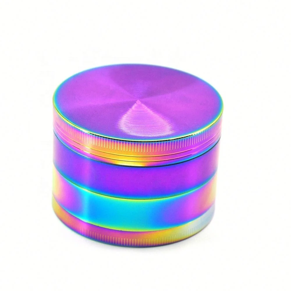 

Wholesale Colorful Herb Grinder Diameter  Zinc Alloy Shinny Tobacco Grinder jhcentury, Picture