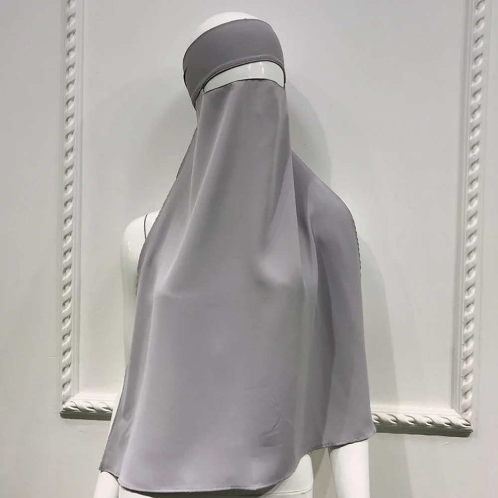

Clothing 2021 White Lace Heavy Crinkle Cotton Hijab For Muslim Women