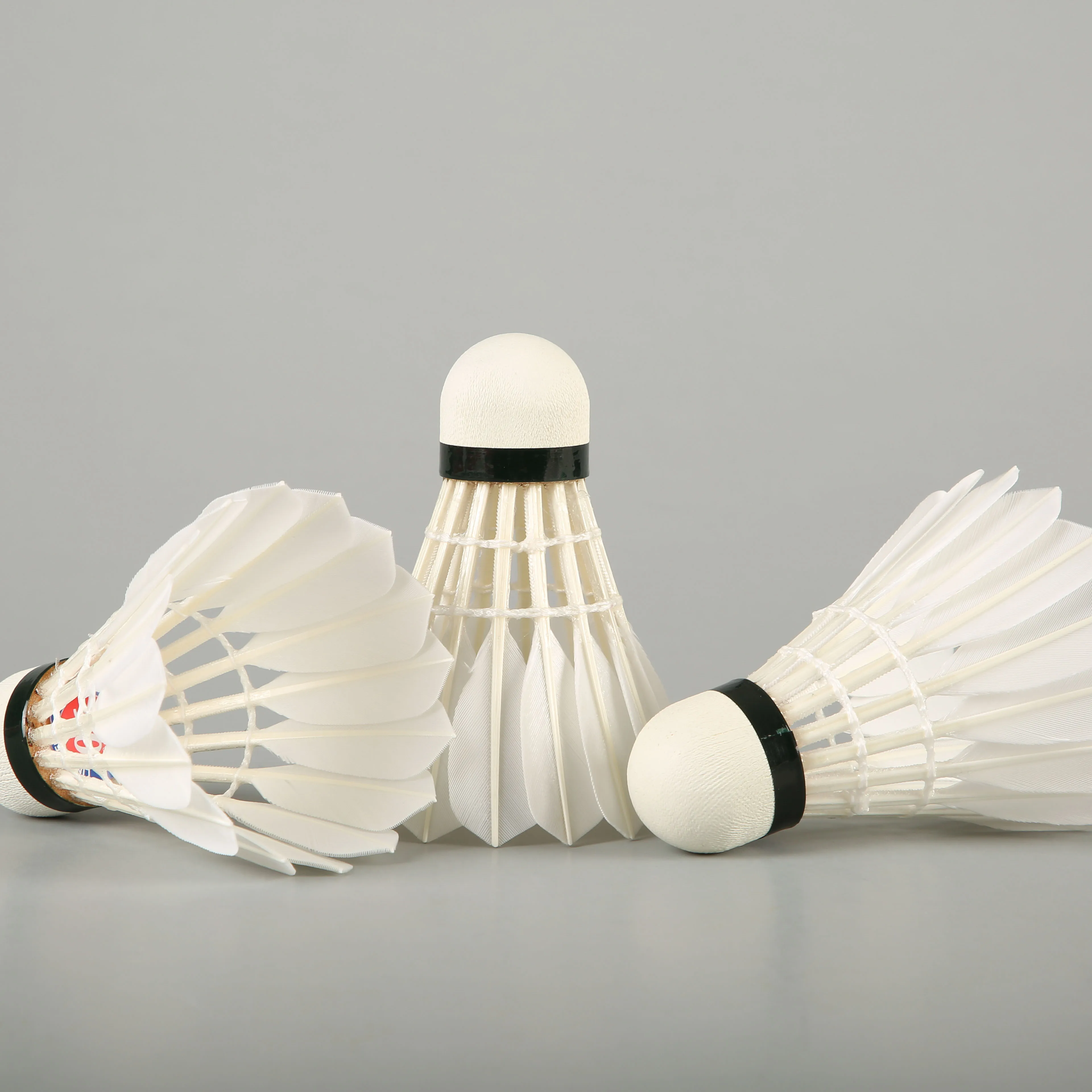 

ling mei 90 Top level brand badminton shuttlecock shuttlecock for international tournament, Nature white