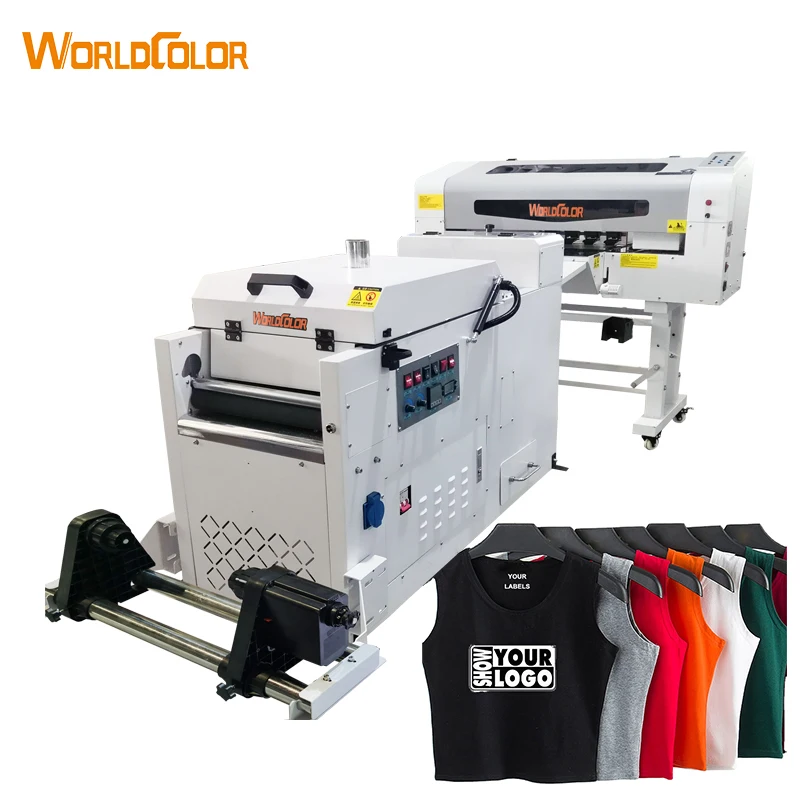 

Promotion A3 DTF 1080DPI or 3200DPI with two XP600 F1080A1 or I3200A1 print heads 30cm DTF whole set DTF printer