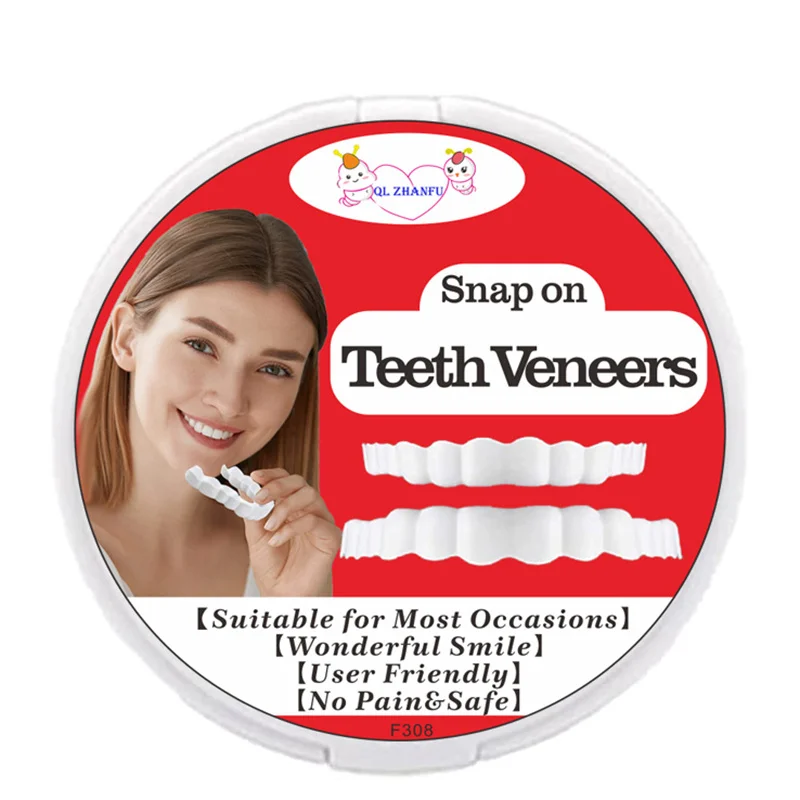 

Dropship Fake Tooth Kit Laugh Veneers Teeth Temporary False Teeth Cover Denture Braces Perfect Smile Cosmetic Dental Tool