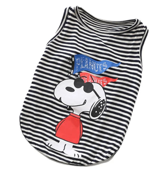 

Spring/Summer XS-XXL Stripe Cute Pet Vest Cat Puppy Dog Clothes, As pic