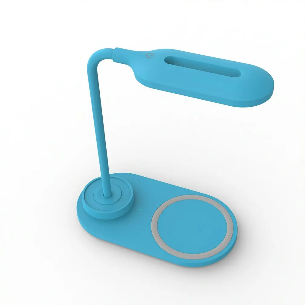 

Wireless Charging Led Table Lamp Fast Wireless Charger Dimmable Table Lamps Touch Control Night Light Flexible Lamp-post Charger