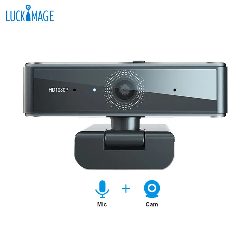 

Luckimage USB Web Camera for PC Computer HD Webcam 1080P online Class Webcam autofocus 1080P, Black