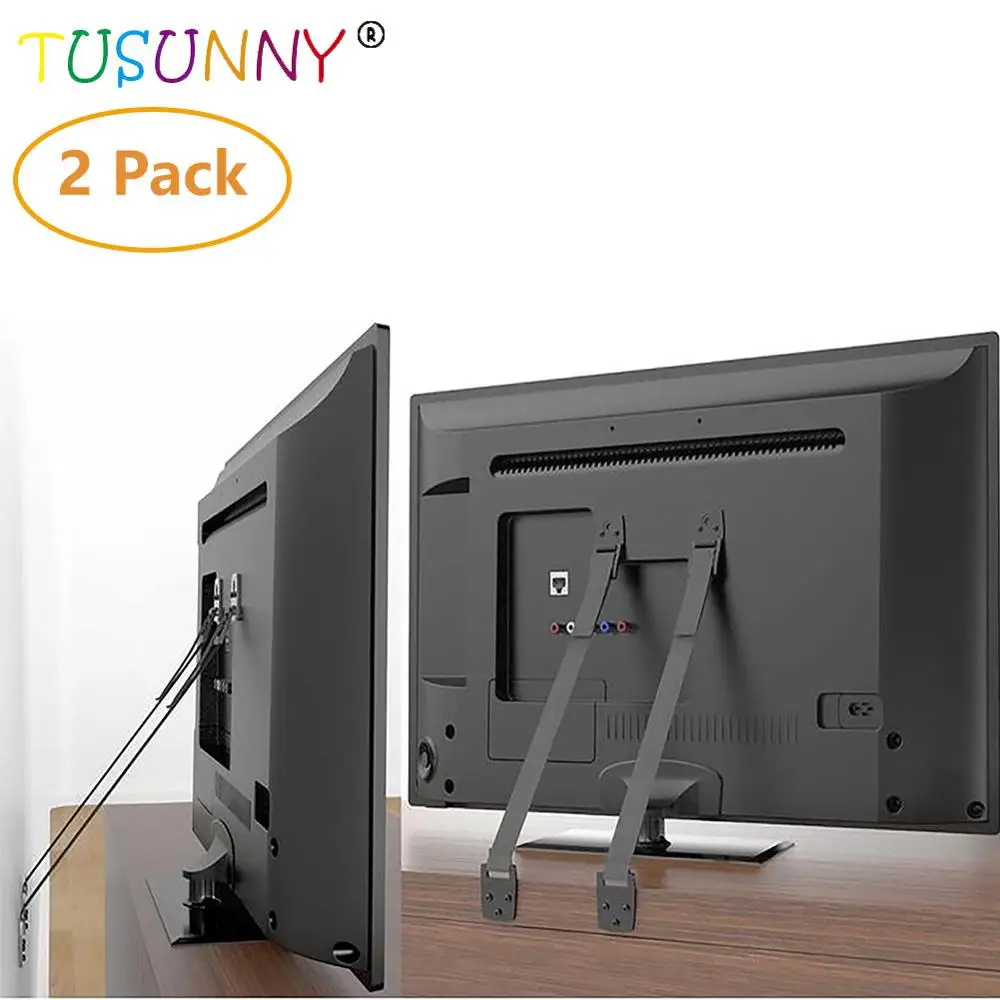 

Baby Safety Anti Tip TV Furniture Straps, White/black