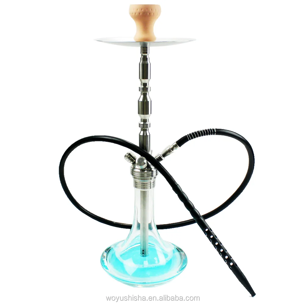 

High quality nargila stainless steel glass shisha hookahs