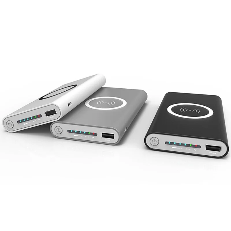 

Fast Charging Exquisite Portable Power Pack 8000mah Wireless Charger Mobile Cell Battery Power Bank