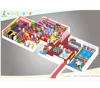 Children indoor playground kids soft padded play ground equipment with big ball pool kids fun