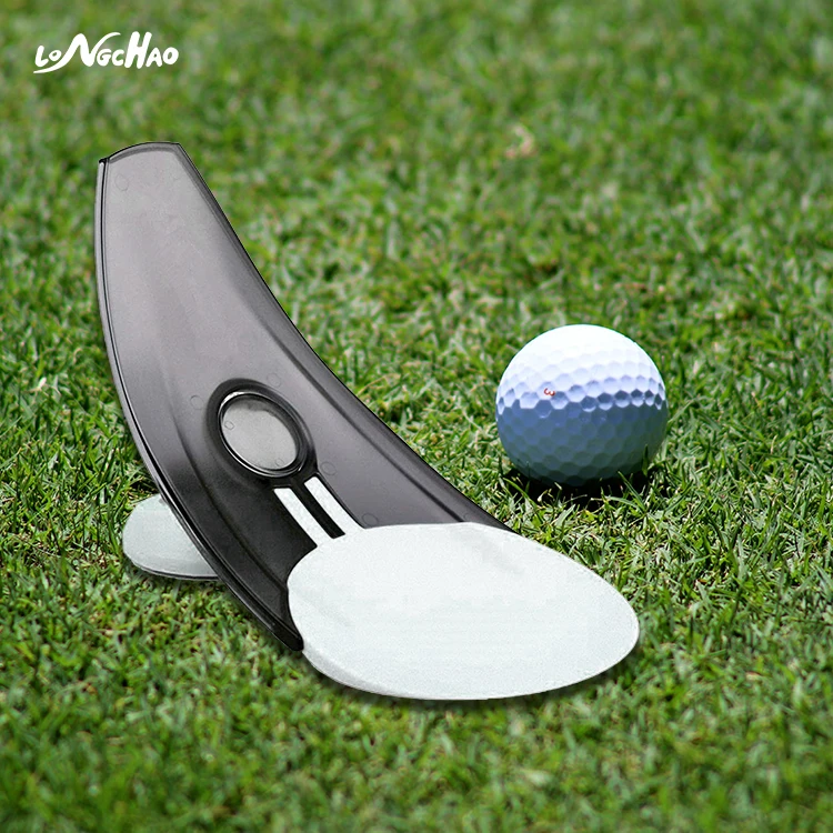 

Hot selling Portable Foldable Golf Accessory Training Golf Pressure Putt Trainer, White ,orange ,green ,blue,red,customized