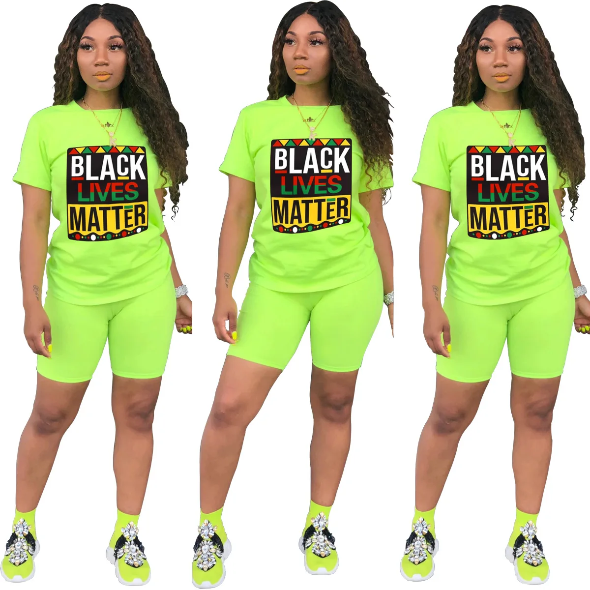 

2021 New arrivals 2 piece short sets women summer wholesale African custom logo 2 piece set women clothing, Customized color