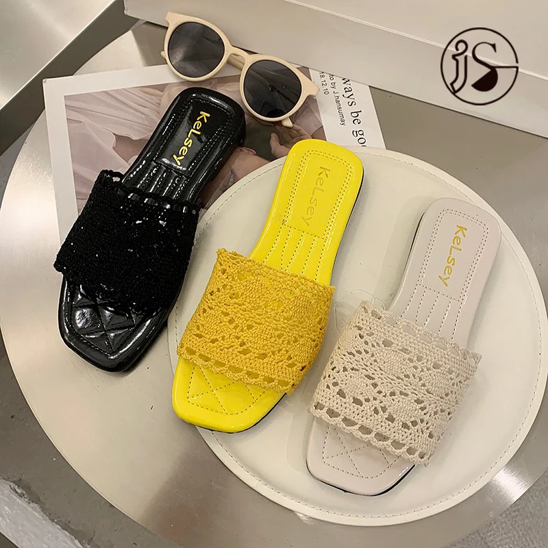 

Hot sale in summer slippers for ladies Mesh women slides cheap women slippers, Picture