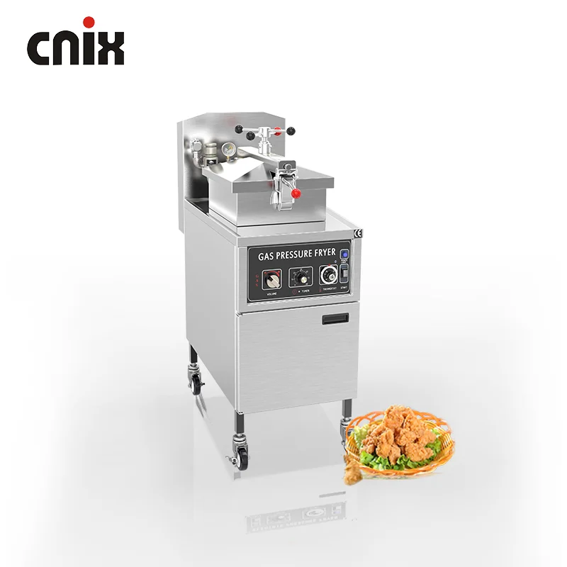 MDXZ22 Mini Electric Pressure Fryer Pot 15L/22L 110V/220V Tabletop  Stainless Steel Deep Chicken Frying Machine