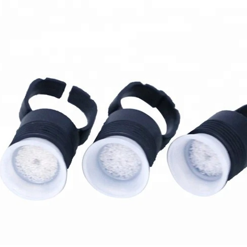 

Wstattoo Disposable Microblading Pigment Ink Sponge Cup With ring For permanent makeup Eyebrow tattoo, Black