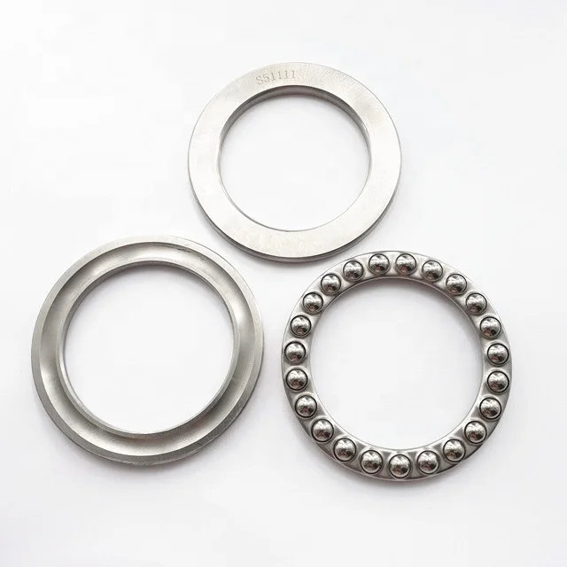
S51111 Single Direction Stainless Steel Thrust Ball Bearing 55x78x16mm  (62293492853)