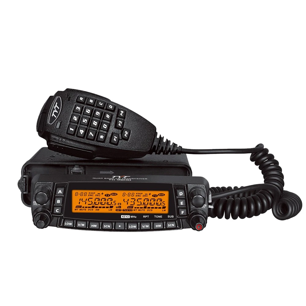 

Hot Sell TYT Th9800 Quad Band HF Car Walkie Talkie With 50W Output Power Ham Radio Hf Transceiver, Black