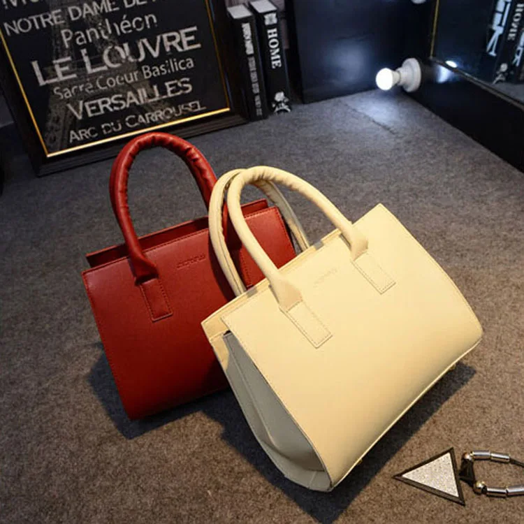 

2020 Women Bag Shoulder Portable Stereotypes HandBag Ladies Bag Tote Solid Color Killer Bag, 4 colors