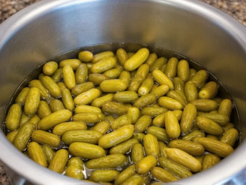 Water bath canning process for pickles