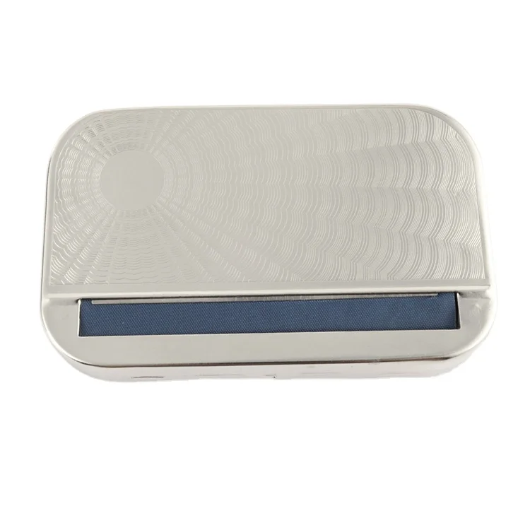 

tobacco steel cigarette maker 110MM metal manual cigarette maker portable box cigarette box
