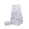 Different size box china suppliers marble pattern package good quality custom box packaging make up carboad box