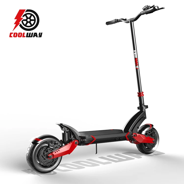 

2020 T10 DDM/Zero 10x e scooter 2000w Dual Motor off road tire send by three EU warehouses stand up electric kick scooter, Black