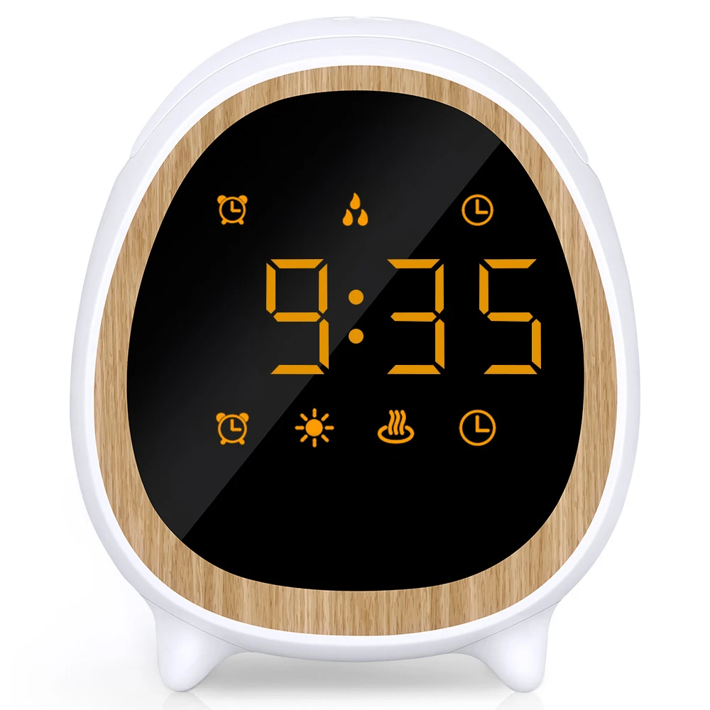 

New product Multifunctional atomizing humidifier wireless bedside digital alarm clock