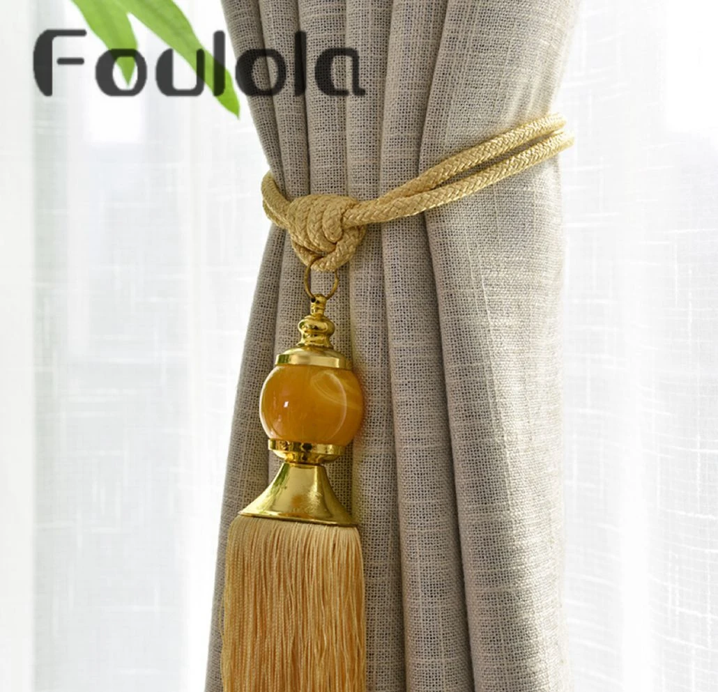 Factory Beautiful Curtain Tiebacks Wholesale Price Beauty Curtain Accessories