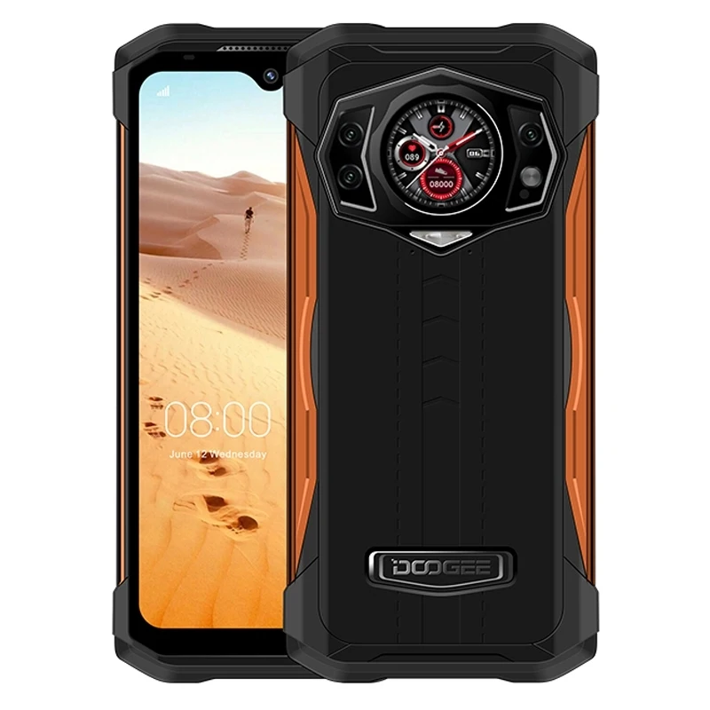 

Top Quality Hot Sale 6.3 inch 8GB+256GB 6000mAh Battery Android 12 Wireless Charging DOOGEE S98 4G Rugged Phone(Orange)