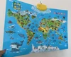Interactive Talking World Map Poster with different languages learing toy