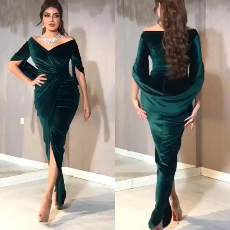 

Fall winter New style cheongsam evening dress velvet female temperament elegant dresses ladies evening