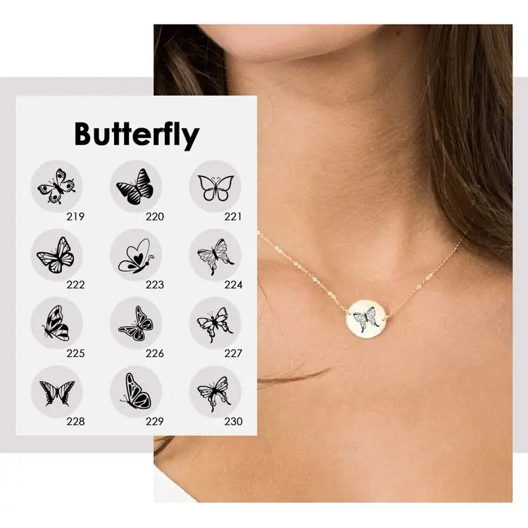 

Vogue Joker Stainless Steel Butterfly Necklace Jewelry,Custom Womens Necklaces Gold Plated