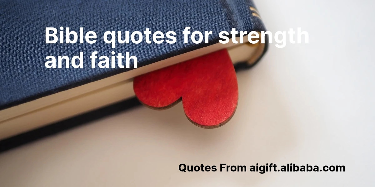 bible quotes for strength and faith