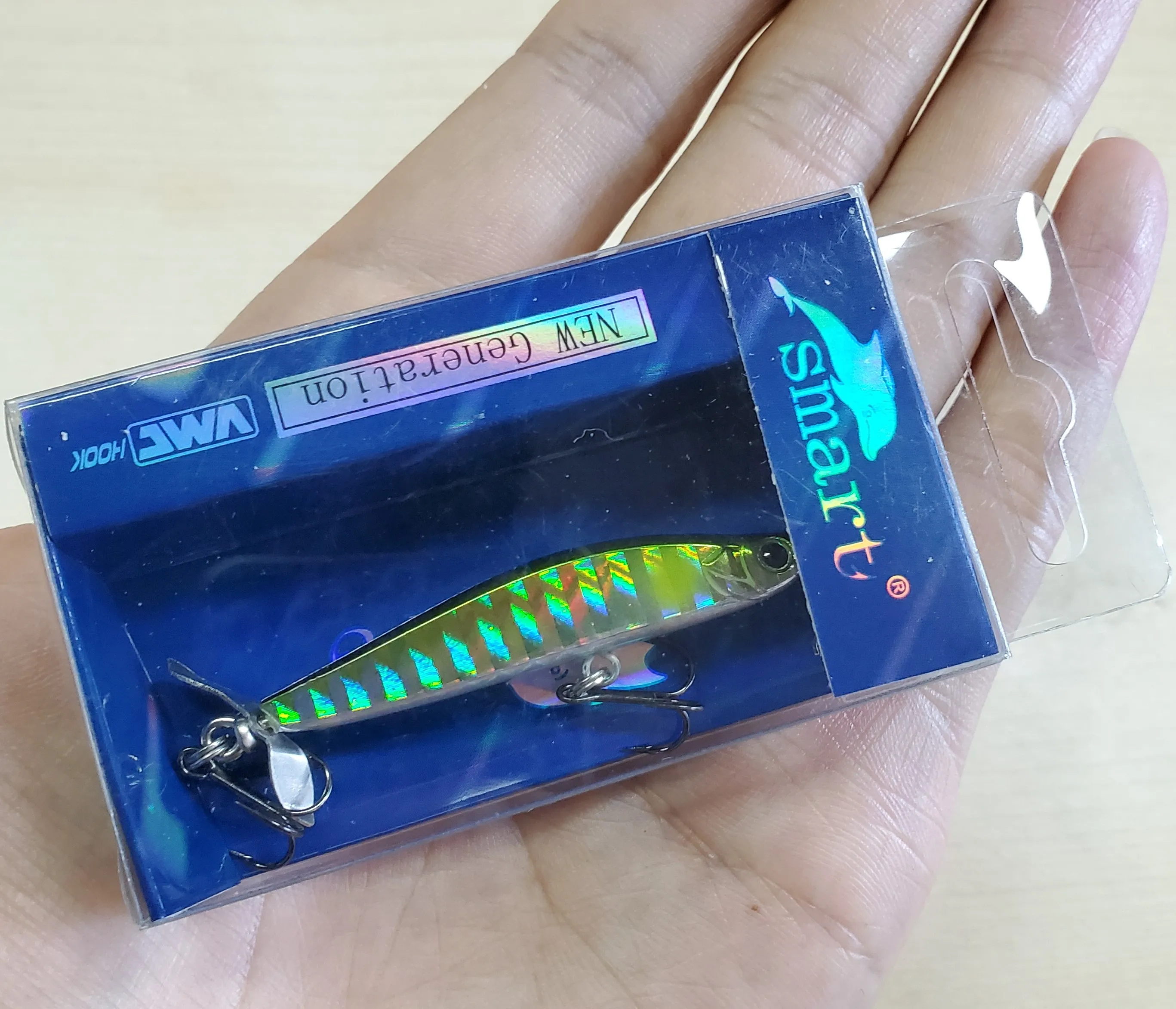 

Gorgons Fishing Hard Bait Spybait Lure 5cm 3.2g Sinking Pencil with Propellers Bass Pike Trout Freshawter Saltwater