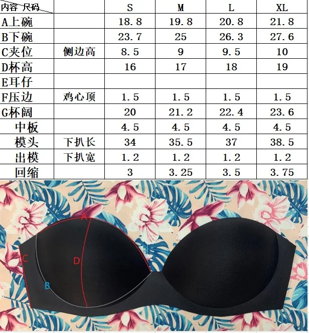 
2020 high quality soft one-piece bra cup for swimsuit sports bra 