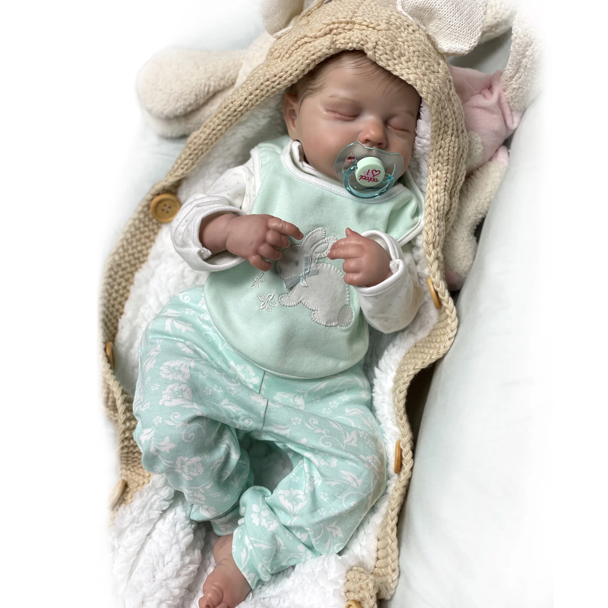 

19" Reborn Dolls Realistic Newborn Baby Toy For Children Boneca Renascida Brinquedo Bebe Para Criancas