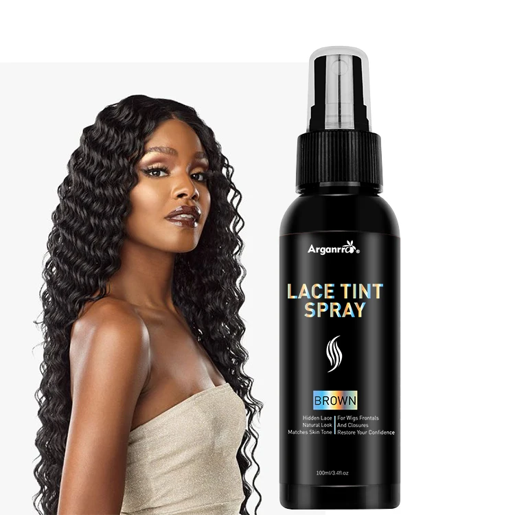 

Custom Dries To Invisibility Conceals Grays In Seconds Dark Brown Lace Tint Spray