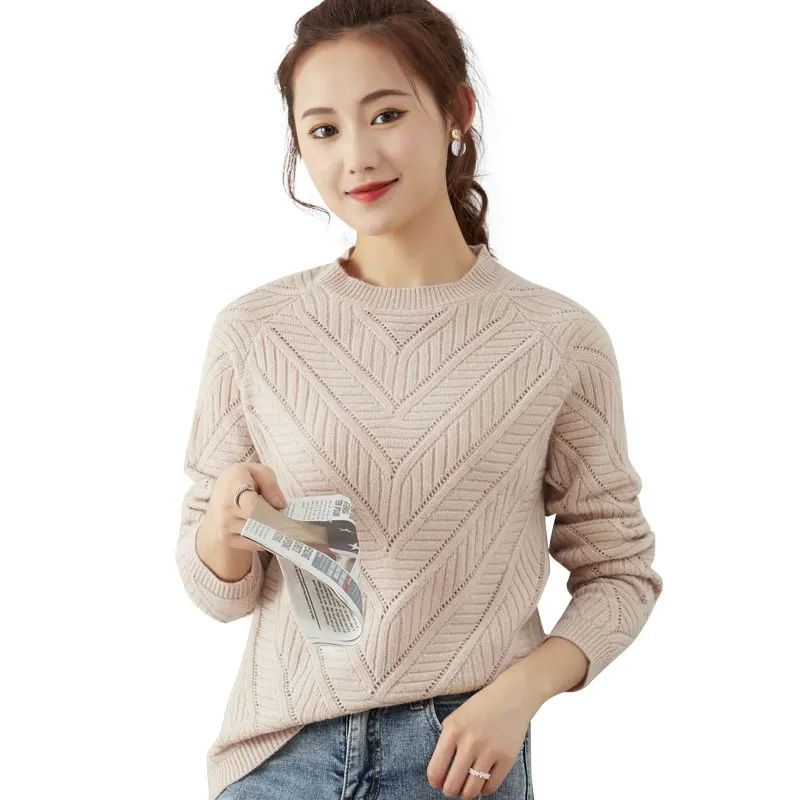 

2021 Hot Wholesale Beautiful Soft Comfortable 100% Wollen Knit Wool Sweater Cardigan Women, Customized color
