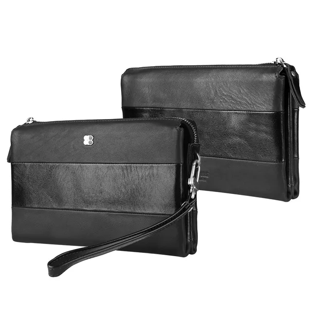 

Fashion most popular briefcase clutch bag for business men, Black