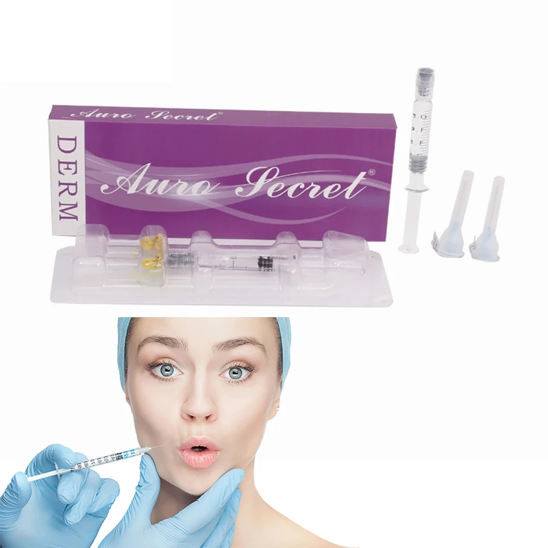 

Auro Secret anti-aging mesotherapy 1ml 2ml 10ml crosslinked hyaluronic acid fille